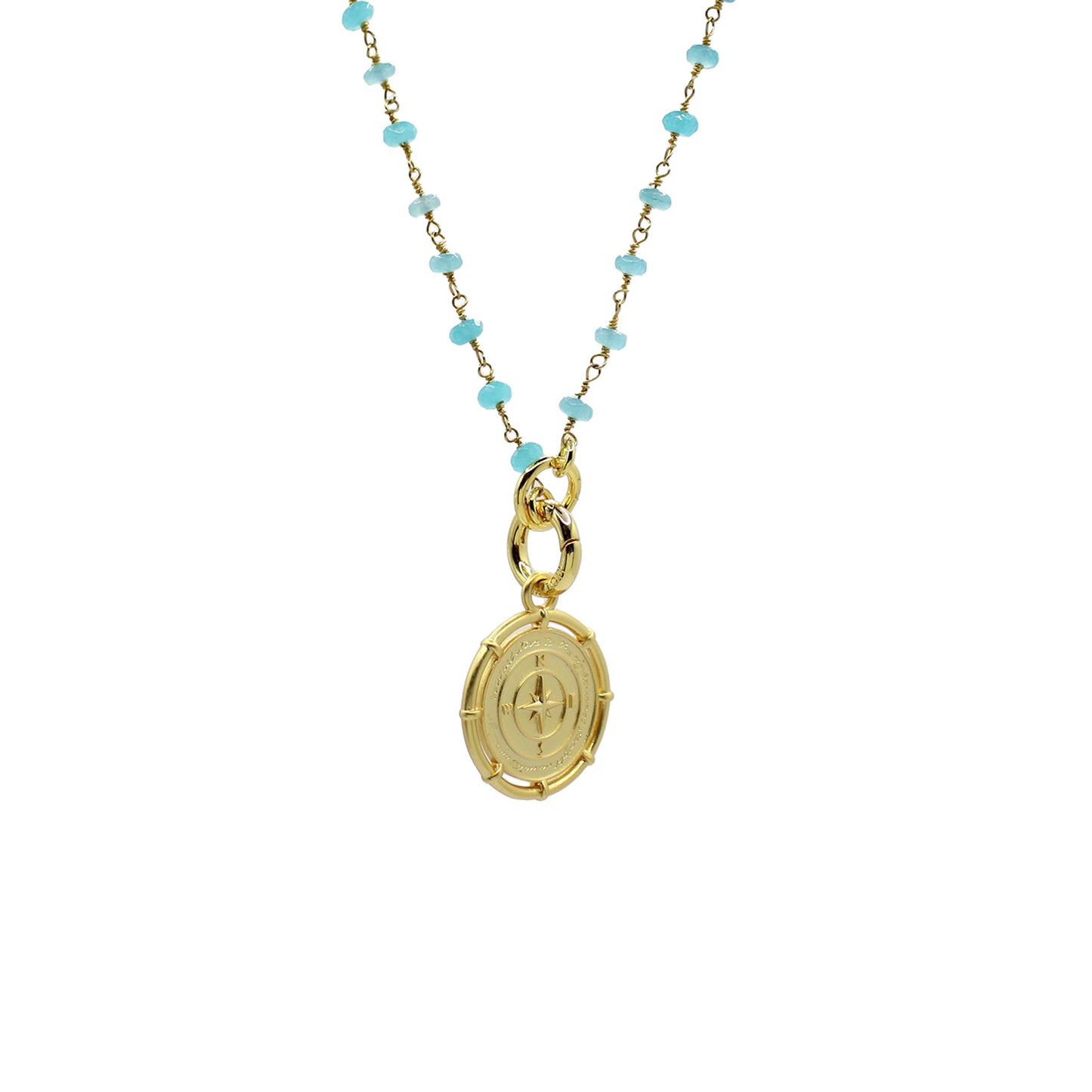 Neverland Compass Amazonite Necklace