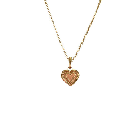 Thin Chain Mini Heart Necklace