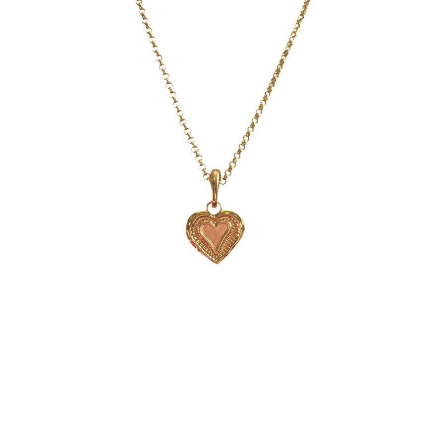 Thin Chain Mini Heart Necklace