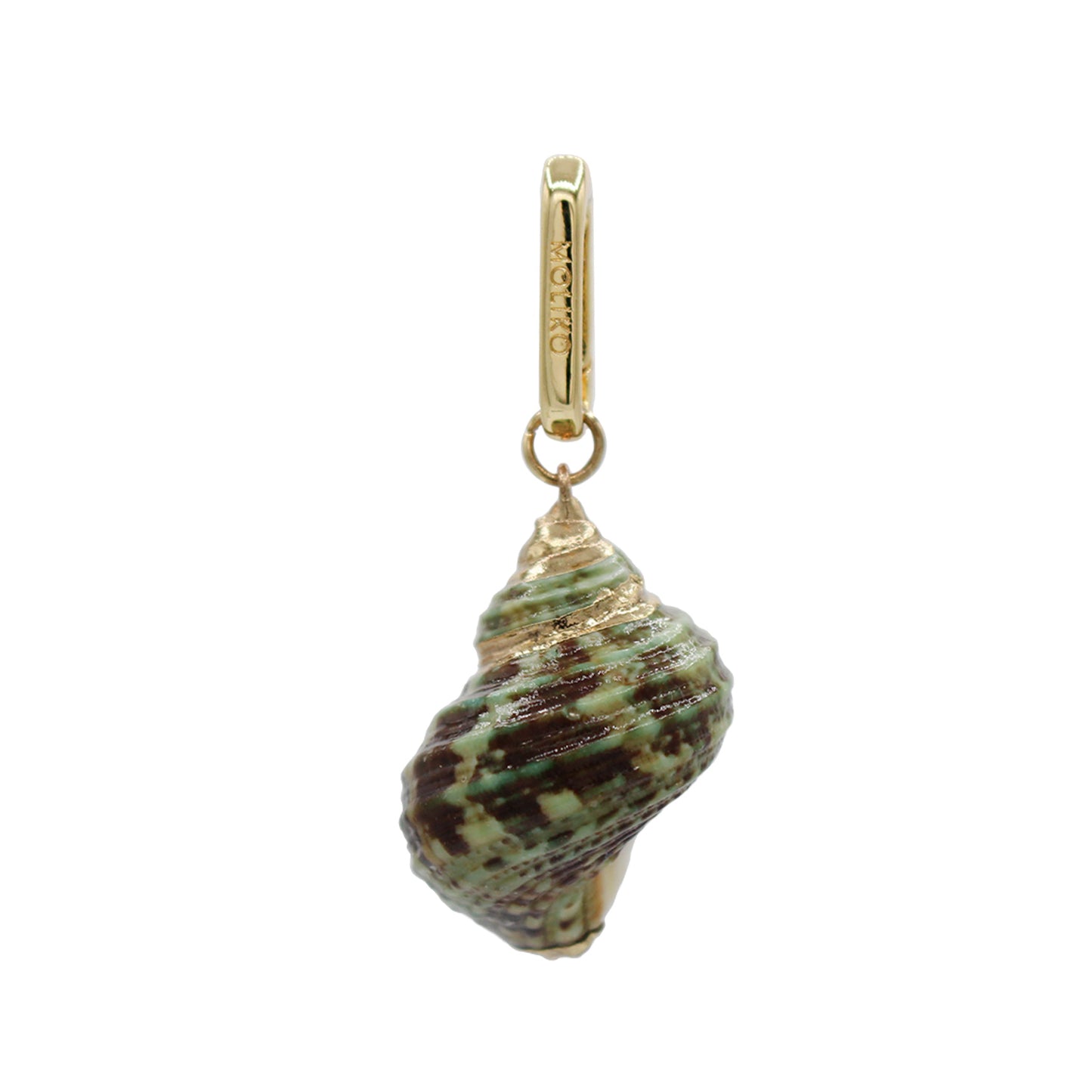 Spiral Shell Charm-Size Small