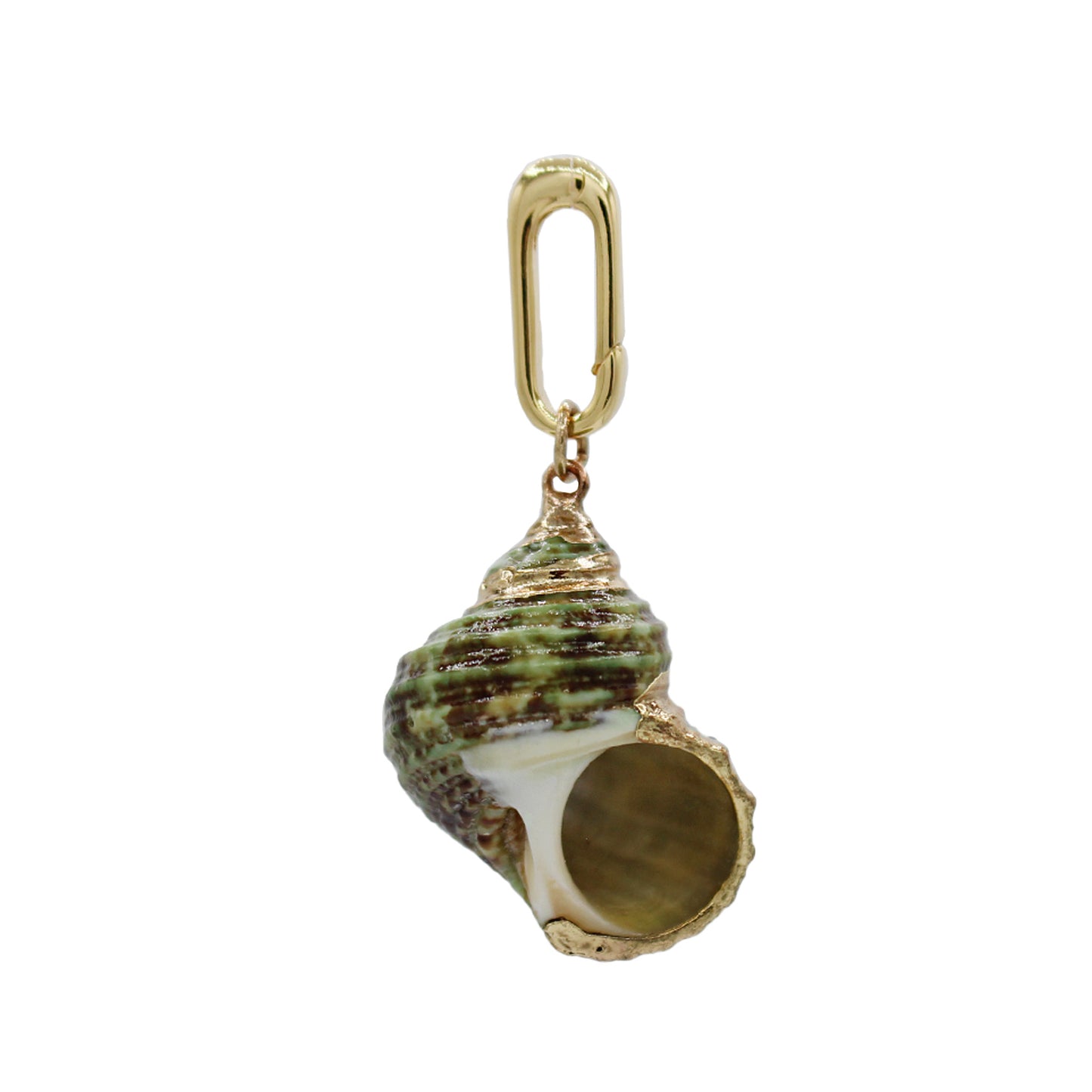 Spiral Shell Charm-Size Small