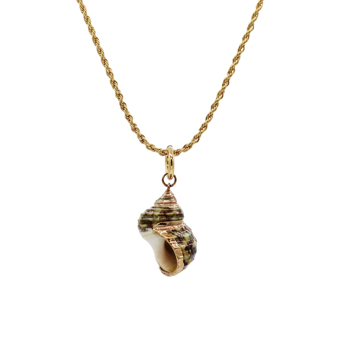 Spiral Shell Charm-Size Small