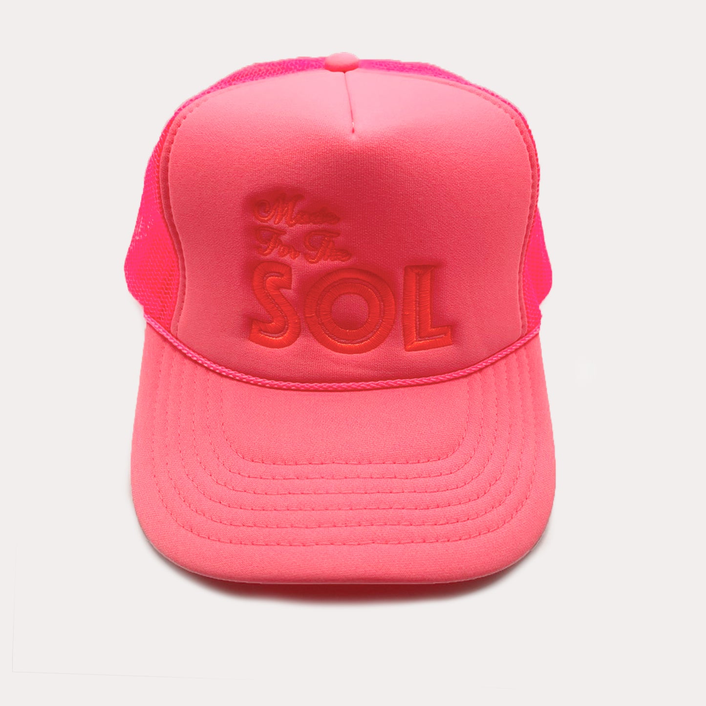 Made For The SOL - COLOR PINK PARTY Embroidered Hat (Copy)