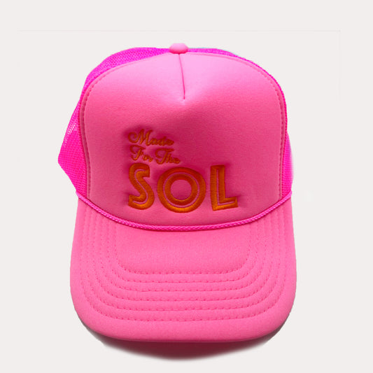 Made For The SOL- COLOR ORANGE YOU PRETTY Embroidered Hat