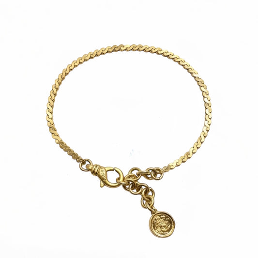 Thin Wave Bracelet
