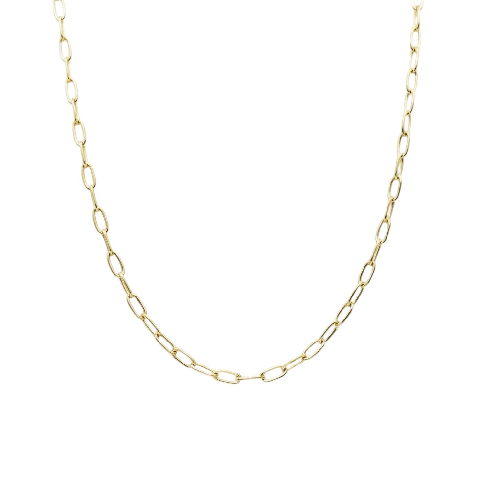 Small Paperclip Chain Necklace