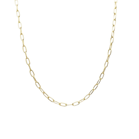 Small Paperclip Chain Necklace