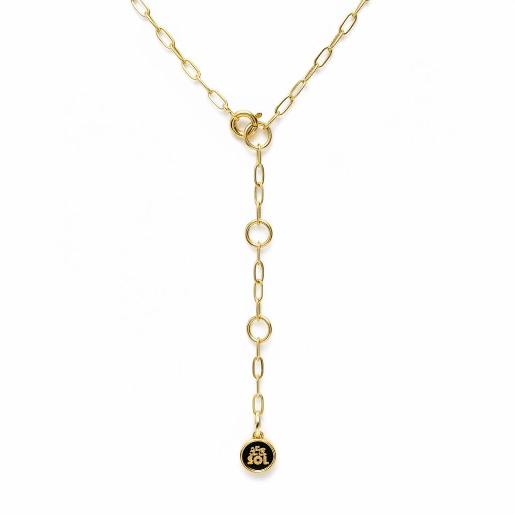 Small Paperclip Chain Necklace